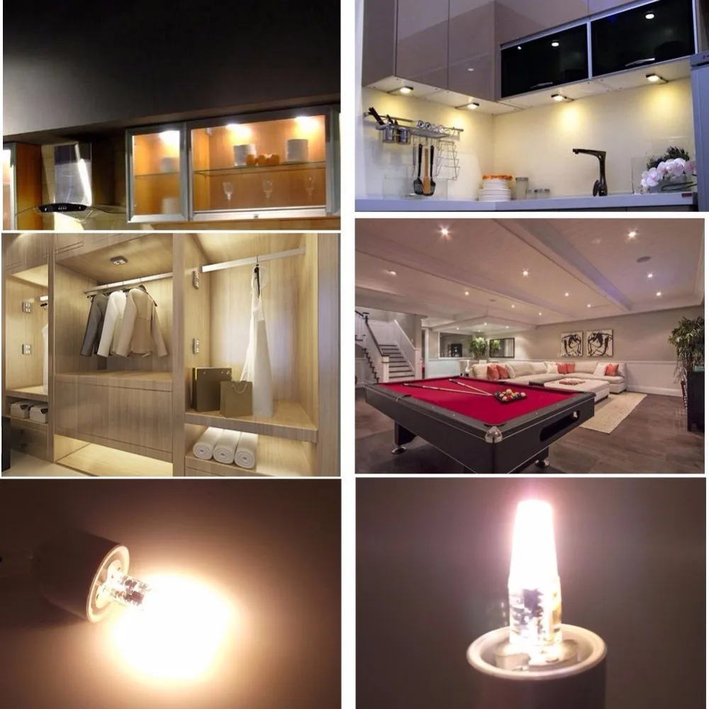 Dimmable Mini G4 LED COB Lamp 6W Bulb AC DC 12V 220V Candle Silicone Lights Replace 30W 40W Halogen for Chandelier Spotlight
Dimmable Mini G4 LED COB Lamp 6W Bulb AC DC 12V 220V Candle Silicone Lights Replace 30W 40W Halogen for Chandelier Spotlight