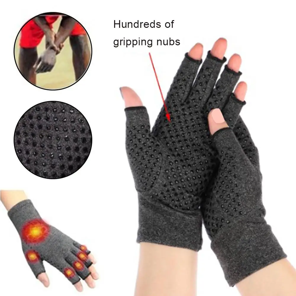 Half-finger Gloves Arthritis Gloves Cotton Therapy Compression Gloves Circulation Grip Hand Arthritis Joint Pain Relief Gloves
Half-finger Gloves Arthritis Gloves Cotton Therapy Compression Gloves Circulation Grip Hand Arthritis Joint Pain Relief Gloves