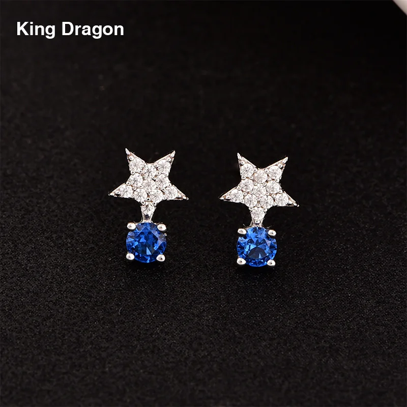 New Arrival 925 Sterling Silver Earrings For Women With Cubic Zircon Star Earrings E2247
New Arrival 925 Sterling Silver Earrings For Women With Cubic Zircon Star Earrings E2247