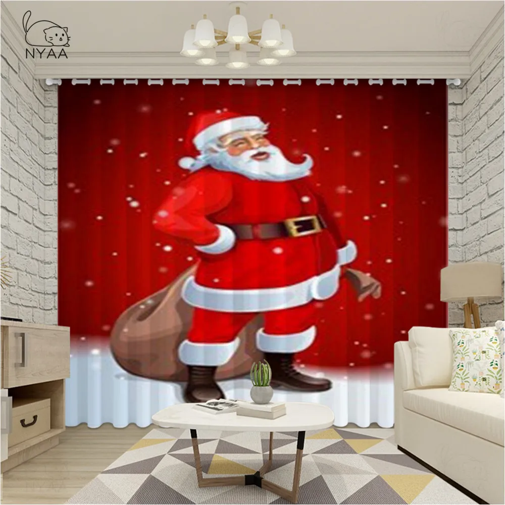 Santa Claus Curtain Christmas Window Living Room Curtains Door Curtain Hanging Curtain Decoration Home Decor Micro-Shading
Santa Claus Curtain Christmas Window Living Room Curtains Door Curtain Hanging Curtain Decoration Home Decor Micro-Shading