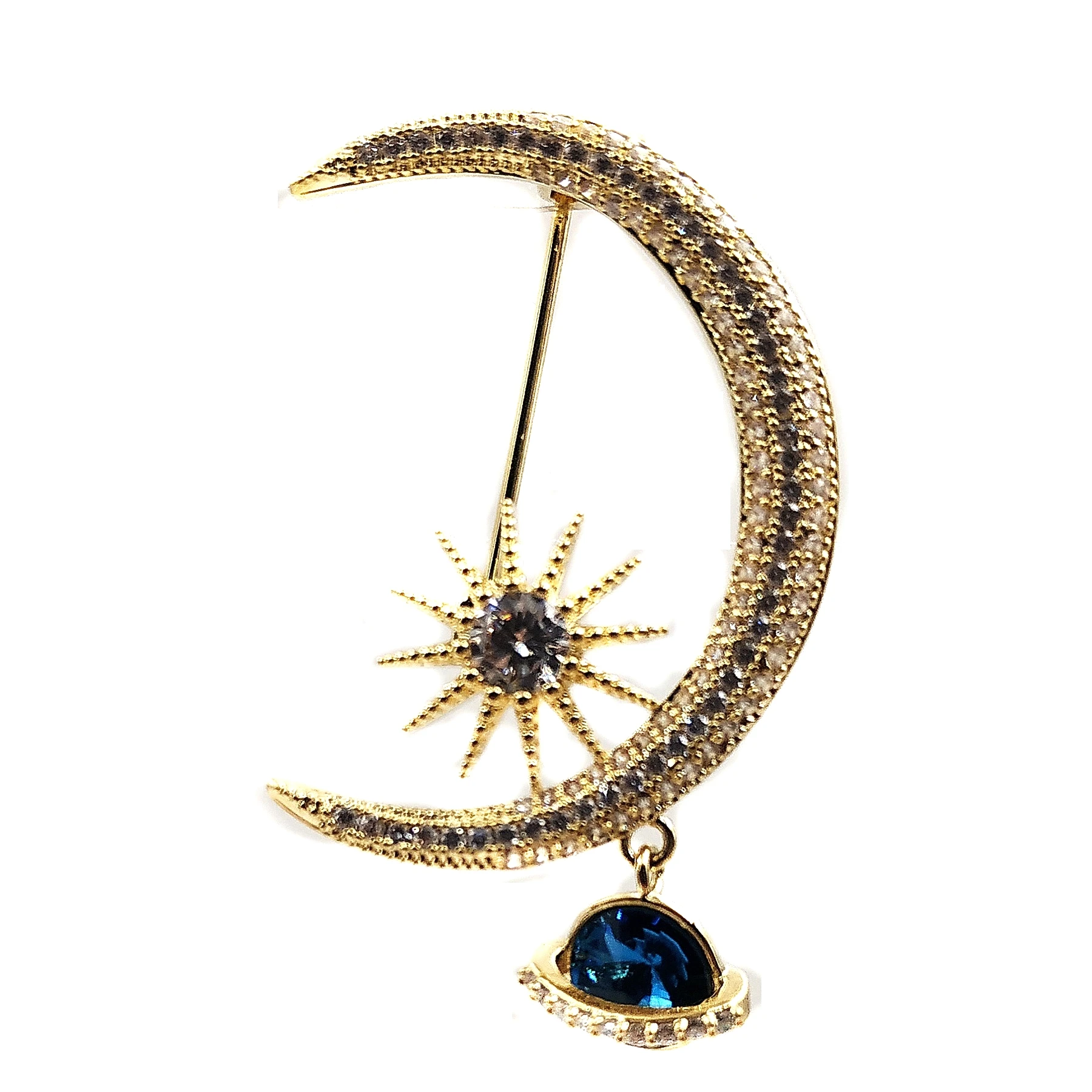 Glitter Goldtone Blue Planet Dangle Burst Star Crescent Moon Brooches Pins Celestial Jewelry for Dinner Birthday Party Festival
Glitter Goldtone Blue Planet Dangle Burst Star Crescent Moon Brooches Pins Celestial Jewelry for Dinner Birthday Party Festival