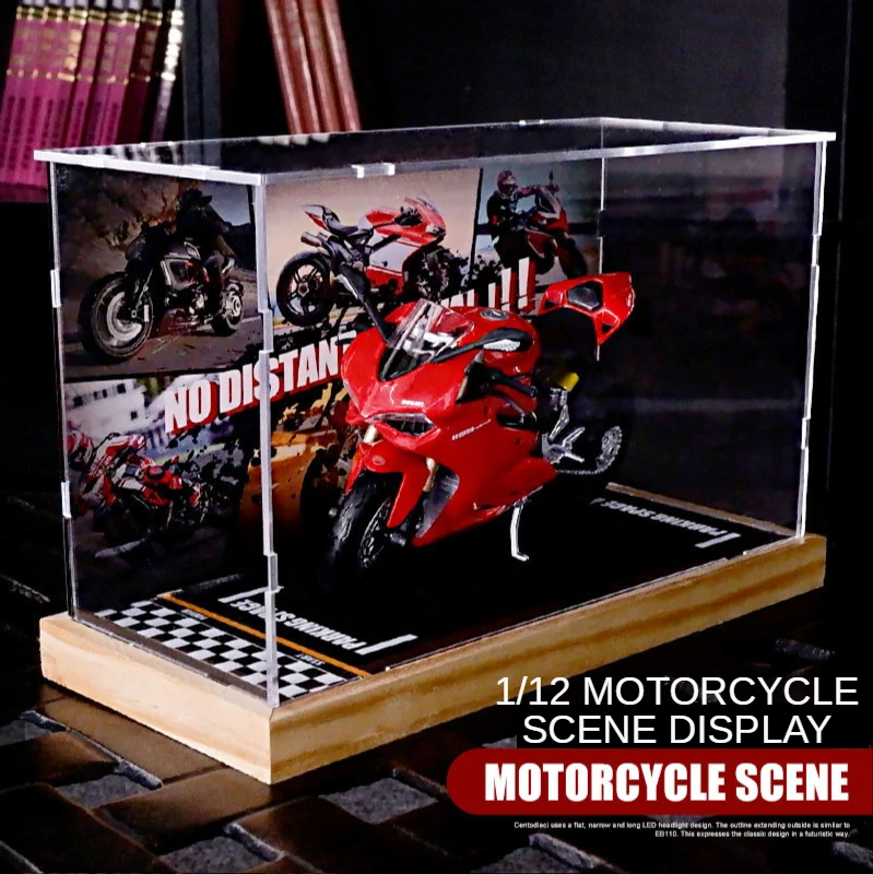 Wooden 1:12 Simulation Motorcycle Model Collection Parking Lot Model Scene Acrylic Collection Box Holiday Gift Man
Wooden 1:12 Simulation Motorcycle Model Collection Parking Lot Model Scene Acrylic Collection Box Holiday Gift Man