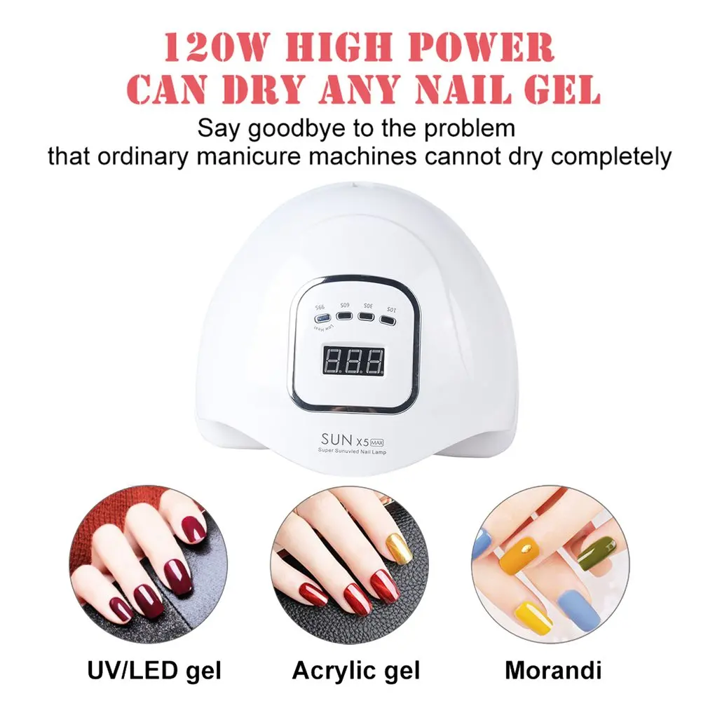Nail Dryer UV LED Nail Lamp With Automatic Sensor LCD Display Nail Art Machines For All Gel Nail Polish
Nail Dryer UV LED Nail Lamp With Automatic Sensor LCD Display Nail Art Machines For All Gel Nail Polish