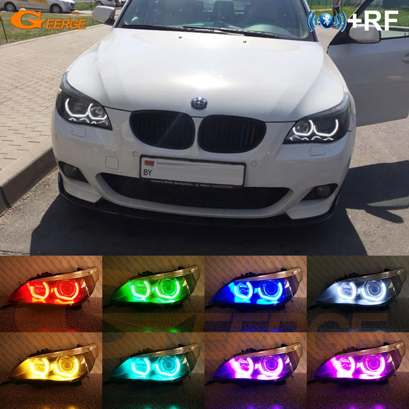 Для BMW E60 E61 520i 525i 530i 540i 545i 550i M5 Pre LCI RF remote Bluetooth APP многоцветный DTM M4 RGB светодиодный