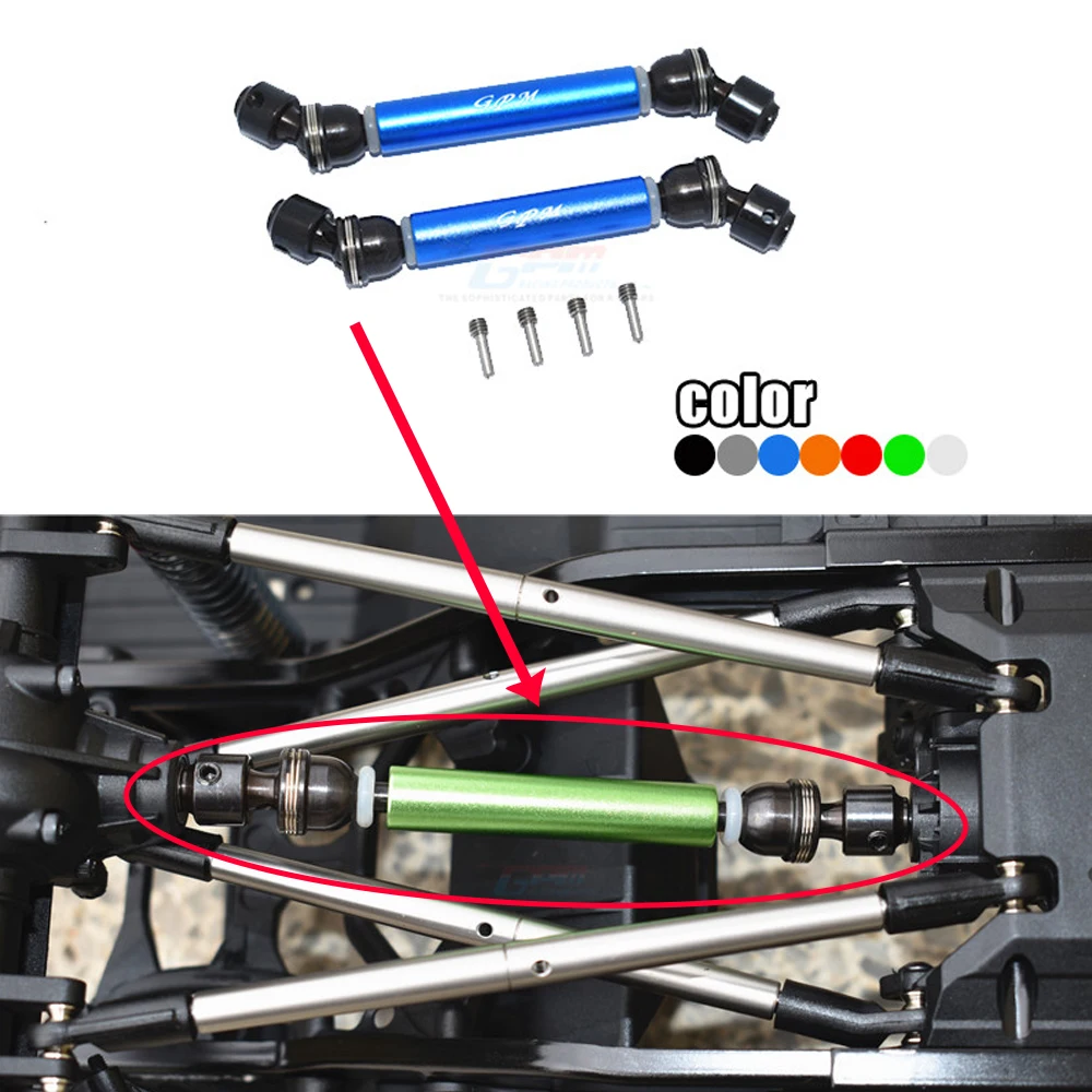 GPM Metal aluminum alloy front/rear drive shaft #AXI232017+AX31148 for 1/10 AXIAL SCX10 III Wrangler JEEP AXI03007 Crawler Cars
GPM Metal aluminum alloy front/rear drive shaft #AXI232017+AX31148 for 1/10 AXIAL SCX10 III Wrangler JEEP AXI03007 Crawler Cars