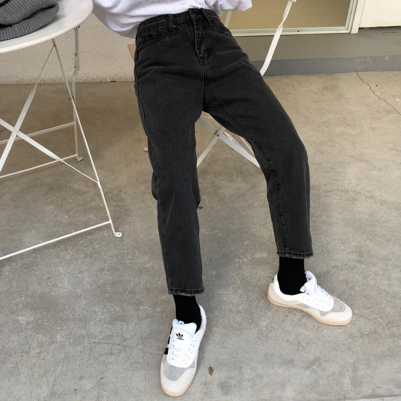 2019 Spring and Autumn New Korean Style Denim Pants Women's BF Loose Slimming Large Size Fat Girl Cropped Harem Skinny Daddy
2019 Spring and Autumn New Korean Style Denim Pants Women's BF Loose Slimming Large Size Fat Girl Cropped Harem Skinny Daddy