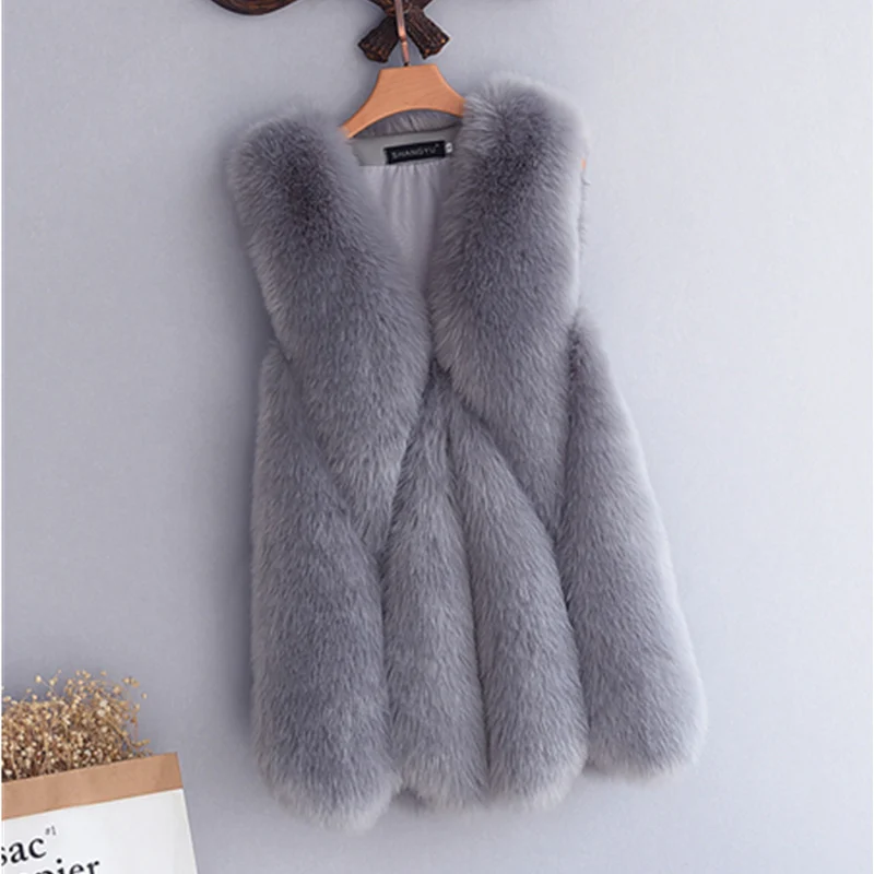 WEPBEL Fashion Women Elegant Slim Fit Sleeveless Faux Fur Winter V Neck Vest Coat Waistcoat
WEPBEL Fashion Women Elegant Slim Fit Sleeveless Faux Fur Winter V Neck Vest Coat Waistcoat