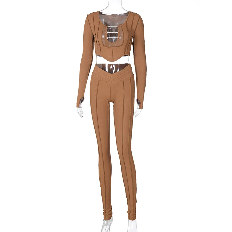 2021 Rhinestone Mesh Spliced Ribbed Knitted Sexy 2 Piece Pants Sets Womens Club Outfits Tracksuit Matching Sets New
2021 Rhinestone Mesh Spliced Ribbed Knitted Sexy 2 Piece Pants Sets Womens Club Outfits Tracksuit Matching Sets New