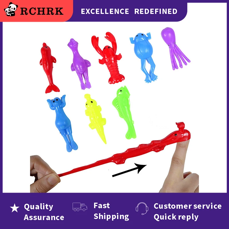 2021 new 5pcs Novelty Gags & Practical Joke Toys Funny Laugh Rubber sea animal Stretchy Flying Turkey Finger Sticky Random Color
2021 new 5pcs Novelty Gags & Practical Joke Toys Funny Laugh Rubber sea animal Stretchy Flying Turkey Finger Sticky Random Color