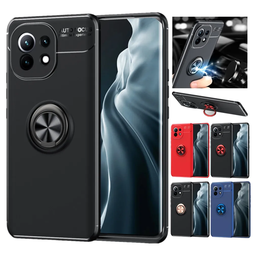 Phone Cases for Xiaomi Mi 11 Pro 10T Note 10 Lite 10 Ultra Poco X3 NFC M3 C3 Soft TPU Cover with Ring Holder Stand Car Magnet
Phone Cases for Xiaomi Mi 11 Pro 10T Note 10 Lite 10 Ultra Poco X3 NFC M3 C3 Soft TPU Cover with Ring Holder Stand Car Magnet