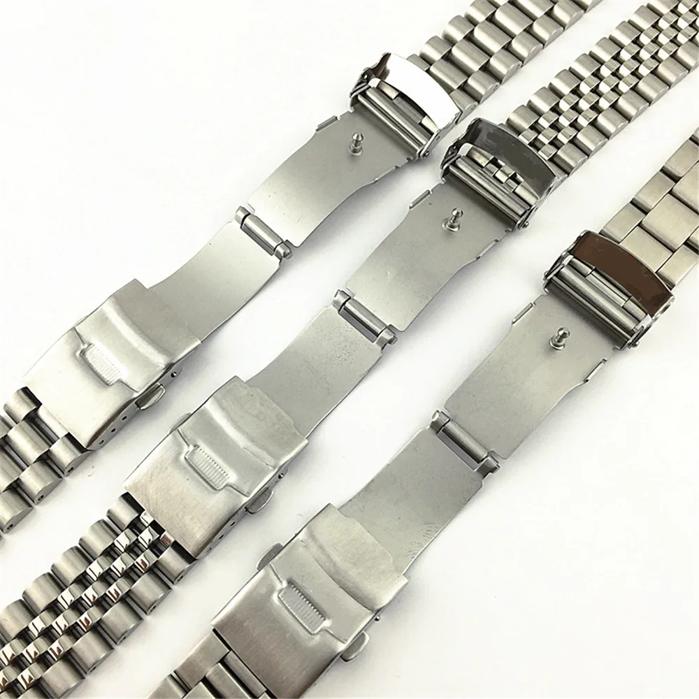 20mm 22mm Stainless Steel Watchband Men Women Solid Curved End Metal Wrist Bracelet Band Accessories for Seiko Watch Strap
20mm 22mm Stainless Steel Watchband Men Women Solid Curved End Metal Wrist Bracelet Band Accessories for Seiko Watch Strap