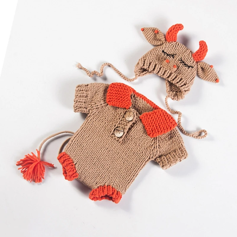 2 Pcs/SetKnitted Baby Hat Romper Set Newborn Photography Props Outfit Infants Photo Shooting Clothing
2 Pcs/SetKnitted Baby Hat Romper Set Newborn Photography Props Outfit Infants Photo Shooting Clothing
