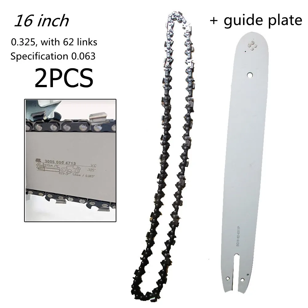 1pc 16inch Chainsaw 0.325 ,62DL 1.6mm/0.063inch With One Chain Guide For Stihl MS 251Electric ChainSaw Accessories High Quality
1pc 16inch Chainsaw 0.325 ,62DL 1.6mm/0.063inch With One Chain Guide For Stihl MS 251Electric ChainSaw Accessories High Quality