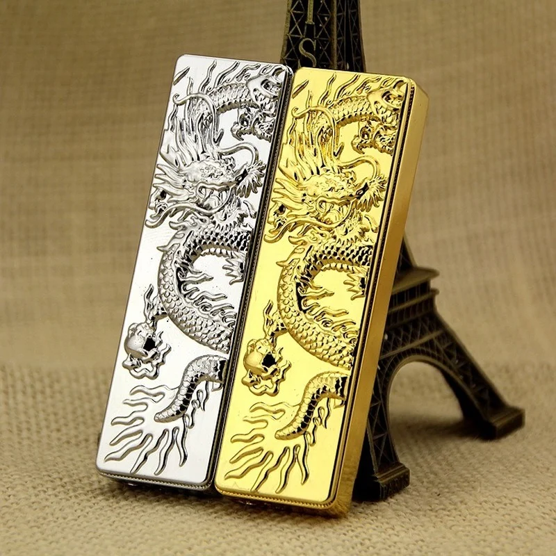 Long Embossed Dragon Drop-down Metal Large Creative Lighter Gadgets for Men Cool Lighter Good Gift for Men Weed Accessories
Long Embossed Dragon Drop-down Metal Large Creative Lighter Gadgets for Men Cool Lighter Good Gift for Men Weed Accessories