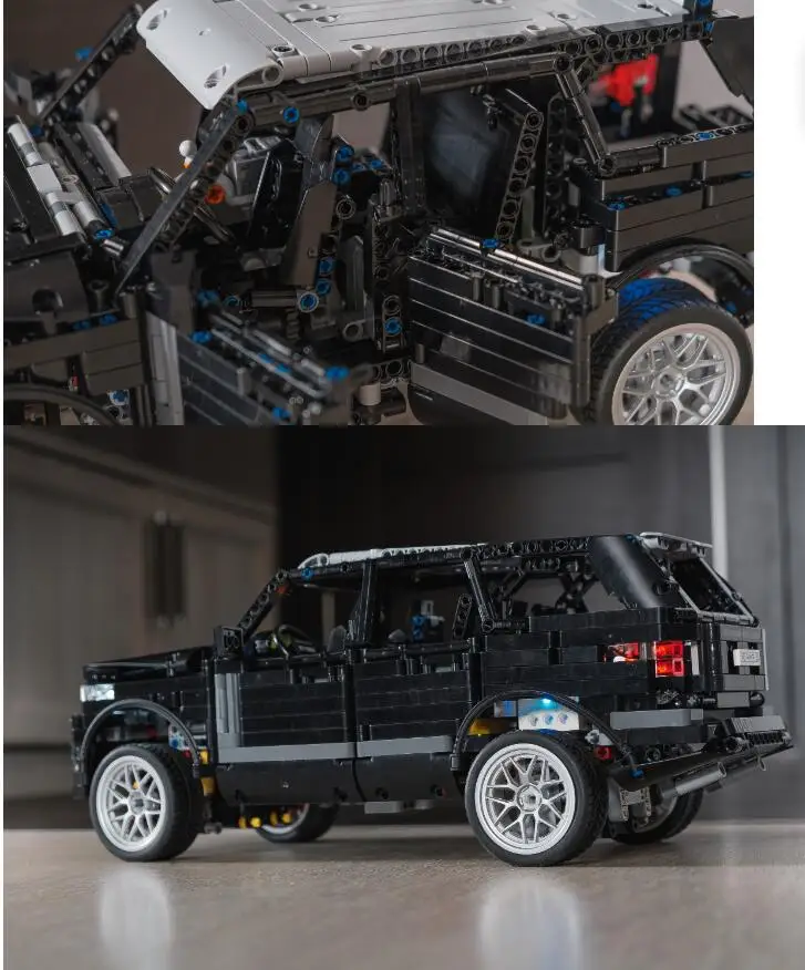 NEW RC Power Function Technic Car Series Supercar Land Rover Range Rover off-road vehicle Model Building Blocks Bricks toys
NEW RC Power Function Technic Car Series Supercar Land Rover Range Rover off-road vehicle Model Building Blocks Bricks toys