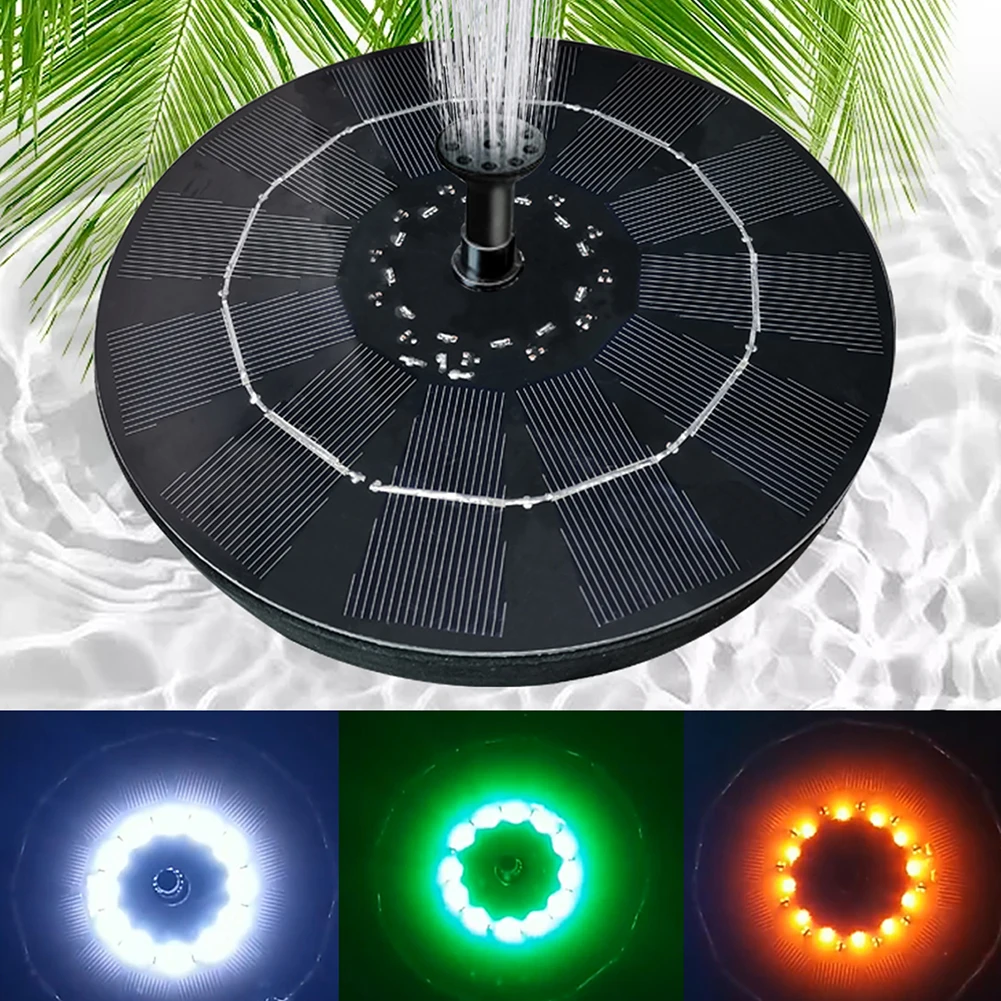 LED Solar Fountain Pool Floating Water Fountain Pump With Night Breathing Colorful Lamp For Home Garden Swimming Pool Decoration
LED Solar Fountain Pool Floating Water Fountain Pump With Night Breathing Colorful Lamp For Home Garden Swimming Pool Decoration