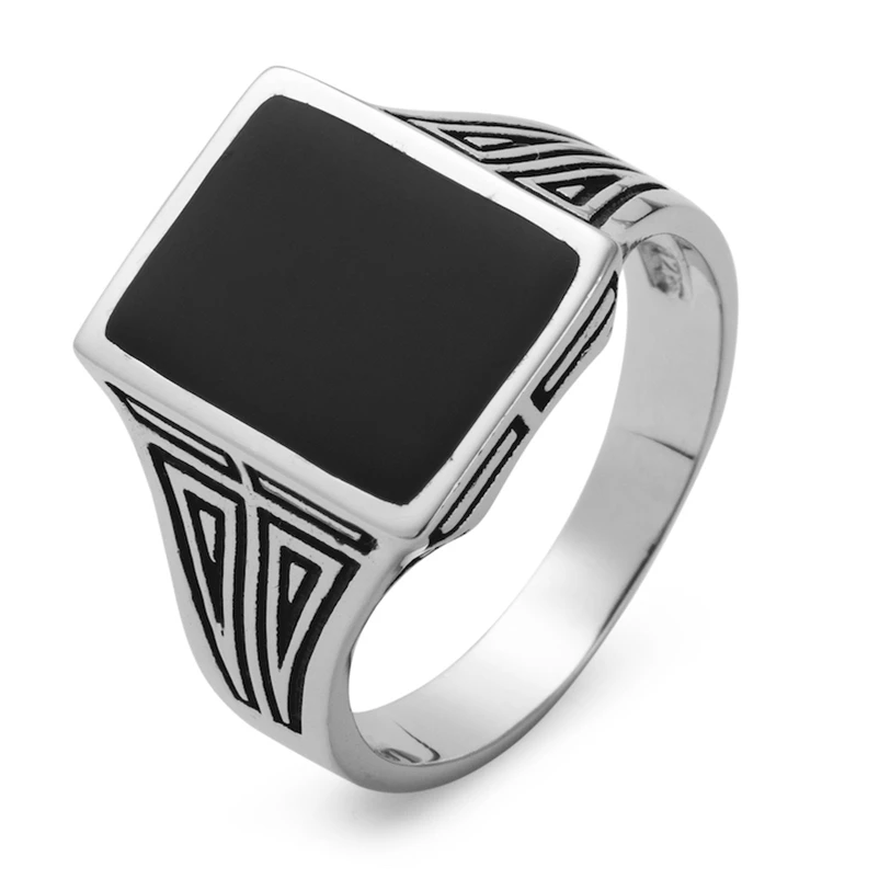 Eulonvan vintage luxury wedding 925 sterling silver Jewelry rings For Men Black Resin dropshipping Recommend S-3818 size 6 - 13
Eulonvan vintage luxury wedding 925 sterling silver Jewelry rings For Men Black Resin dropshipping Recommend S-3818 size 6 - 13