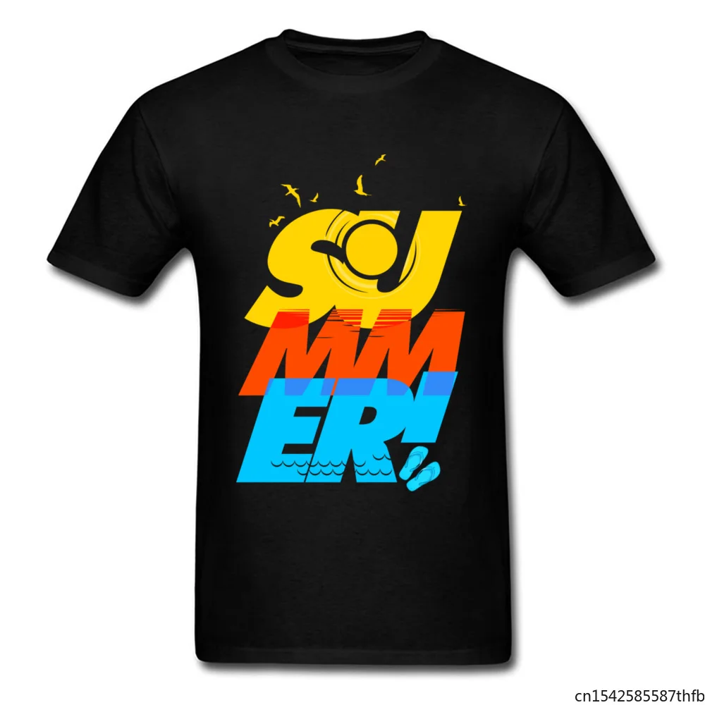 

Colorful Letter T Shirt Men Beach Sunset Causal Top T-Shirts Breeze Hip Music Rock Tshirt