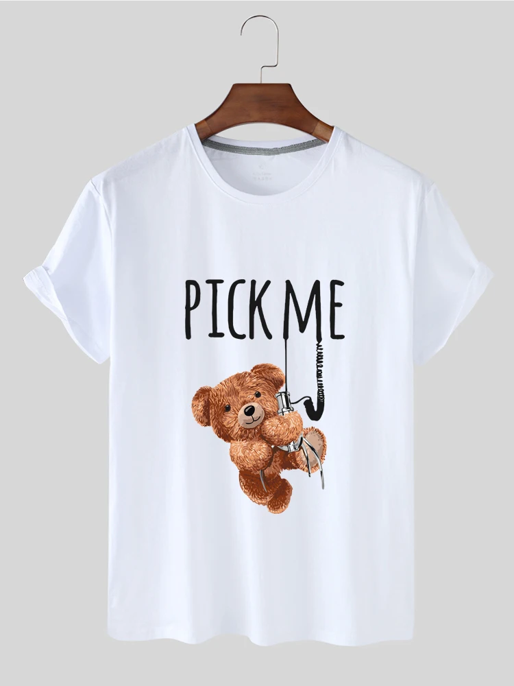 100% Cotton Soda Bear Print O-neck Short-sleeved T-shirt Women 2021 Summer Casual Short-sleeved Unisex Oversized T-shirt Top 4XL
100% Cotton Soda Bear Print O-neck Short-sleeved T-shirt Women 2021 Summer Casual Short-sleeved Unisex Oversized T-shirt Top 4XL
