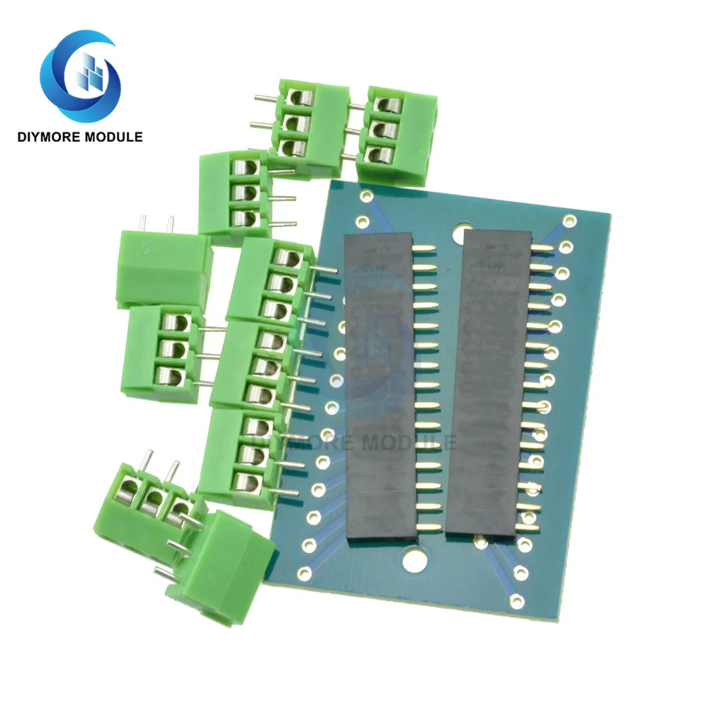 Контроллер NANO 3,0, терминальный адаптер для Arduino NANO, терминальная Плата расширения Nano Версия 3,0
Контроллер NANO 3,0, терминальный адаптер для Arduino NANO, терминальная Плата расширения Nano Версия 3,0