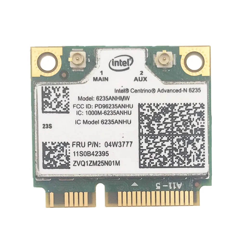 Для Lenovo M73z M83 M92 M92p M93 M93p M93V M93Z беспроводной N Intel 6235 300M Wifi Bluetooth совместимая карта 4 0