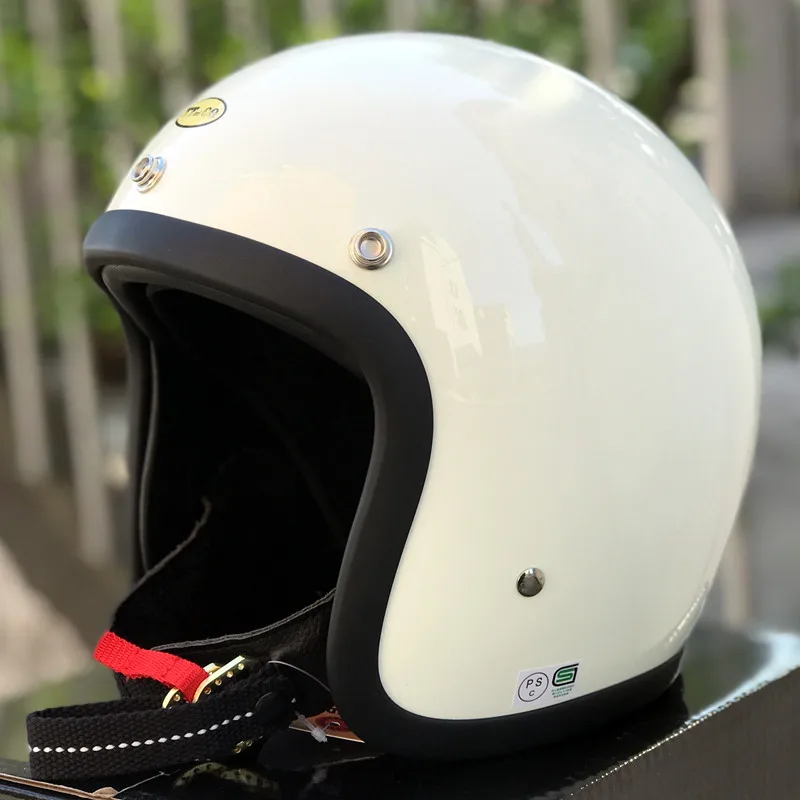 

TT&CO 500TX Open face Glass Fibe helmete Japanese style motorcycle Retro Lightweight helmet Motorbike Riding capacete Moto