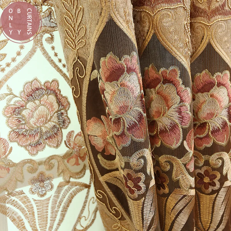French Luxury Curtain Beautiful Embroidery Windows Blackou Sequins Gauze Modern European Curtains for Living Room Bedroom Custom
French Luxury Curtain Beautiful Embroidery Windows Blackou Sequins Gauze Modern European Curtains for Living Room Bedroom Custom