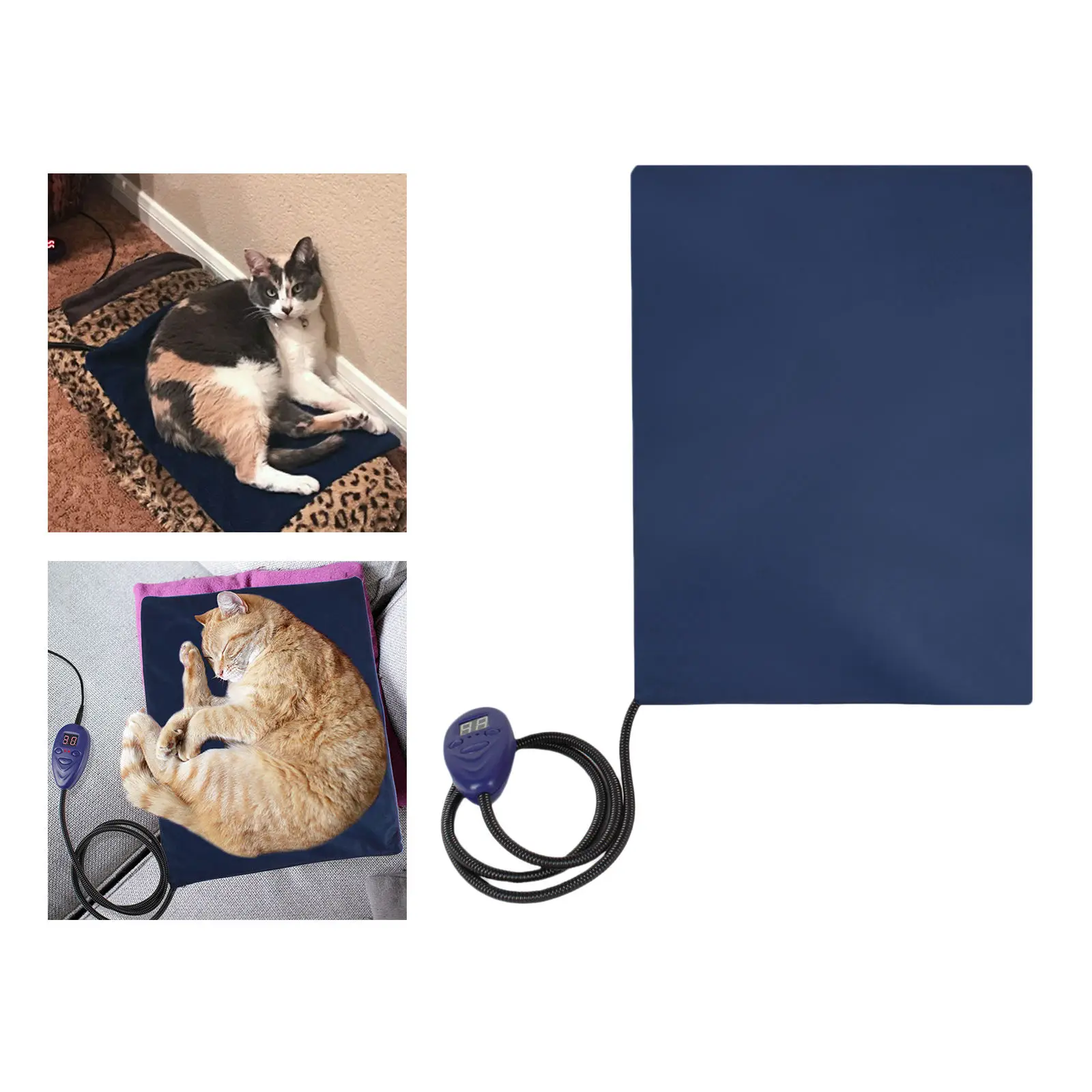 Pet Electric Heat Pad Bed Adjustable Temperature Anti Bite Tube Blue Auto Power Off Warming Pets Heating Pad for Whelping Winter
Pet Electric Heat Pad Bed Adjustable Temperature Anti Bite Tube Blue Auto Power Off Warming Pets Heating Pad for Whelping Winter