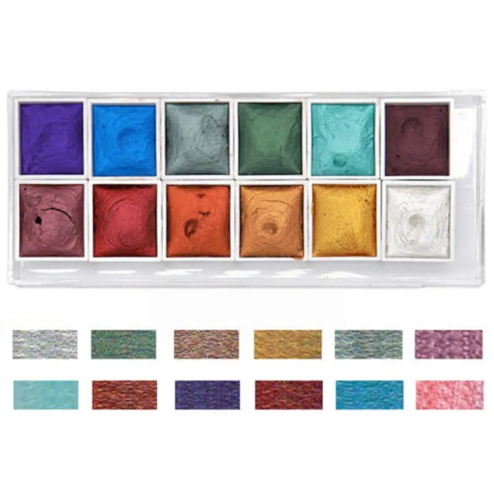 12 Colors Metallic Glitter Watercolor Paint Set Basic Neon Glitter Watercolor Paint For Beginner Paint Drawing Art Paint Su Y5c2
12 Colors Metallic Glitter Watercolor Paint Set Basic Neon Glitter Watercolor Paint For Beginner Paint Drawing Art Paint Su Y5c2