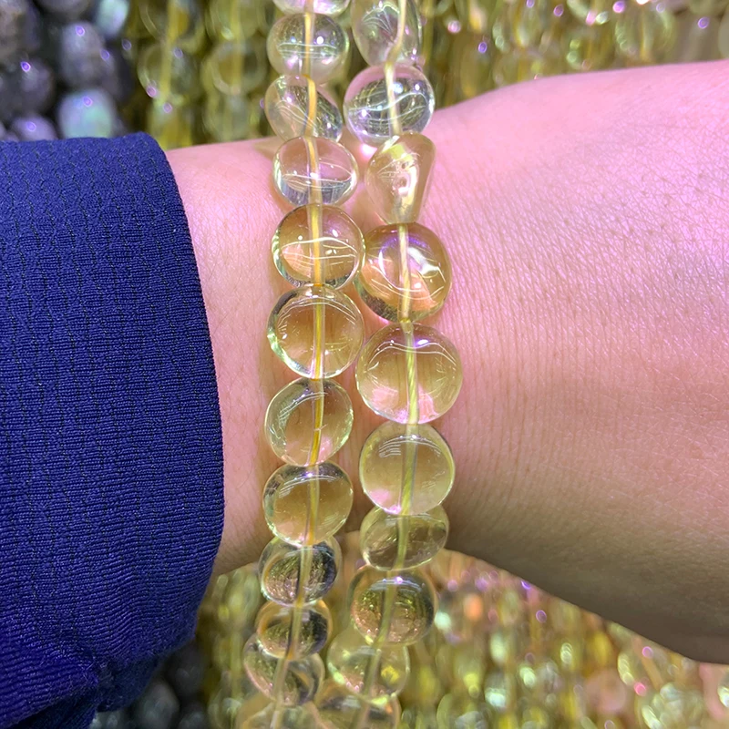 Natural Lemon Quartz Beads 15'' Irregular Button DIY Loose Beads For Jewelry Making Women Beads Bracelets Necklace Gift
Natural Lemon Quartz Beads 15'' Irregular Button DIY Loose Beads For Jewelry Making Women Beads Bracelets Necklace Gift