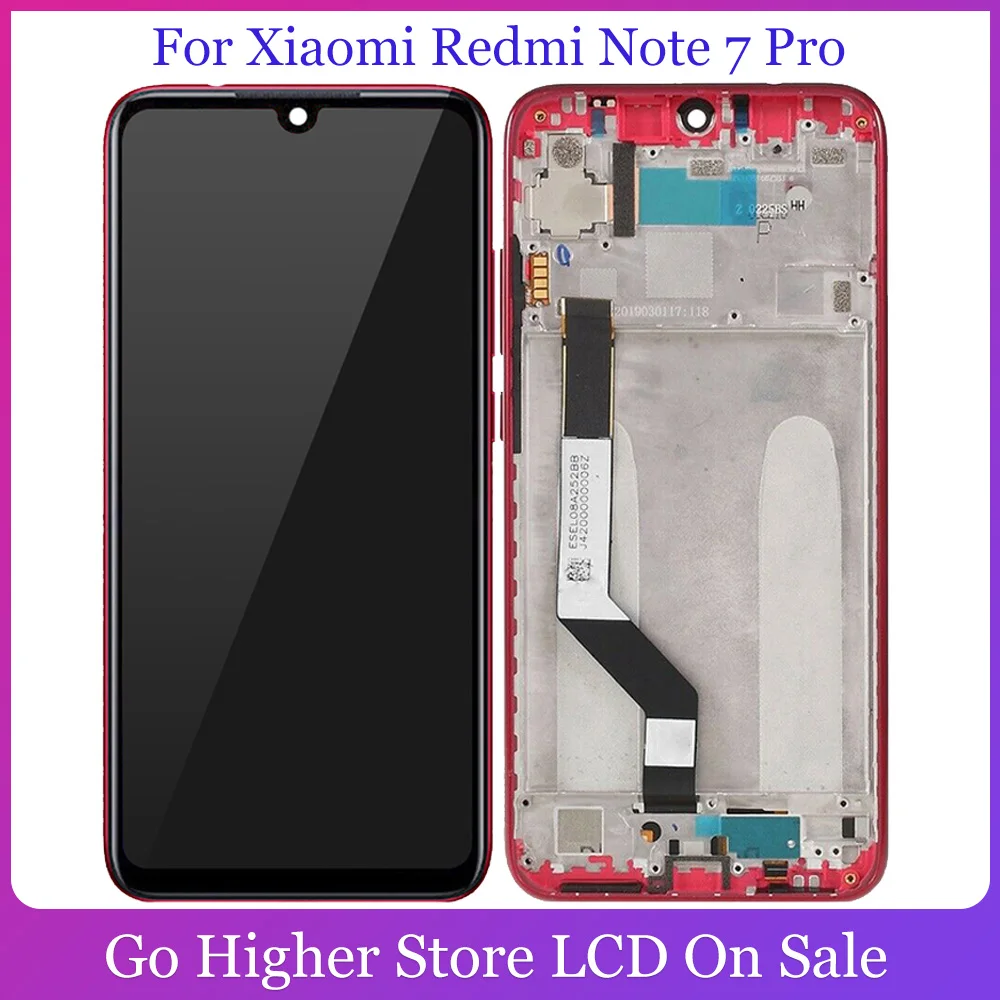 ЖК-дисплей для Xiaomi Redmi Note 7 Pro Mi Note7 дигитайзер с сенсорной панелью в сборе оригинал