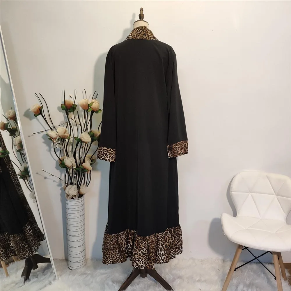 Ramadan Arab Kaftan Muslim For Woman Robe Front Open Kimono Plus Size Cardigan Leopard Print Dubai Abaya Turkey Islamic Clothing
Ramadan Arab Kaftan Muslim For Woman Robe Front Open Kimono Plus Size Cardigan Leopard Print Dubai Abaya Turkey Islamic Clothing