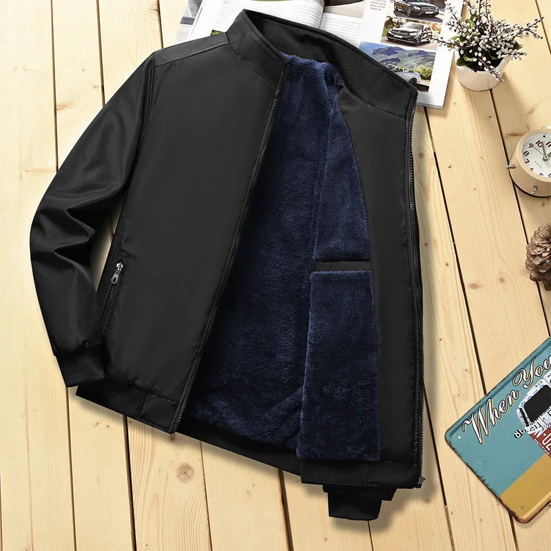 Men Winter Jackets Thick Stand Collar Coats Casual wool liner Warm Fleece Cotton Outerwear Male Clothing Plus Size 5XL zipper
Men Winter Jackets Thick Stand Collar Coats Casual wool liner Warm Fleece Cotton Outerwear Male Clothing Plus Size 5XL zipper
