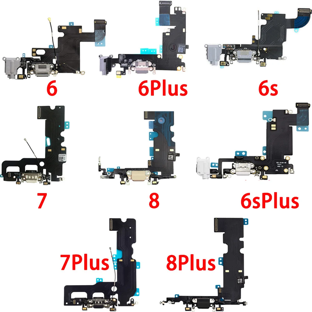 USB Charging Port Headphone Jack Flex Cable Replacement For iPhone 6 6Plus 6s 6sPlus 7 7Plus 8G 8 Plus
USB Charging Port Headphone Jack Flex Cable Replacement For iPhone 6 6Plus 6s 6sPlus 7 7Plus 8G 8 Plus
