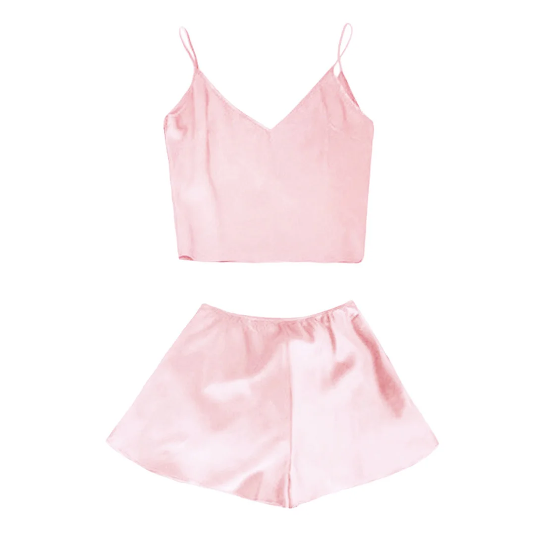 2Pcs Women Pyjama Set Underwear Solid Backless Crop Top Shorts Nightwear Spaghetti Strap Smooth Sexy Sleepwear Vest
2Pcs Women Pyjama Set Underwear Solid Backless Crop Top Shorts Nightwear Spaghetti Strap Smooth Sexy Sleepwear Vest