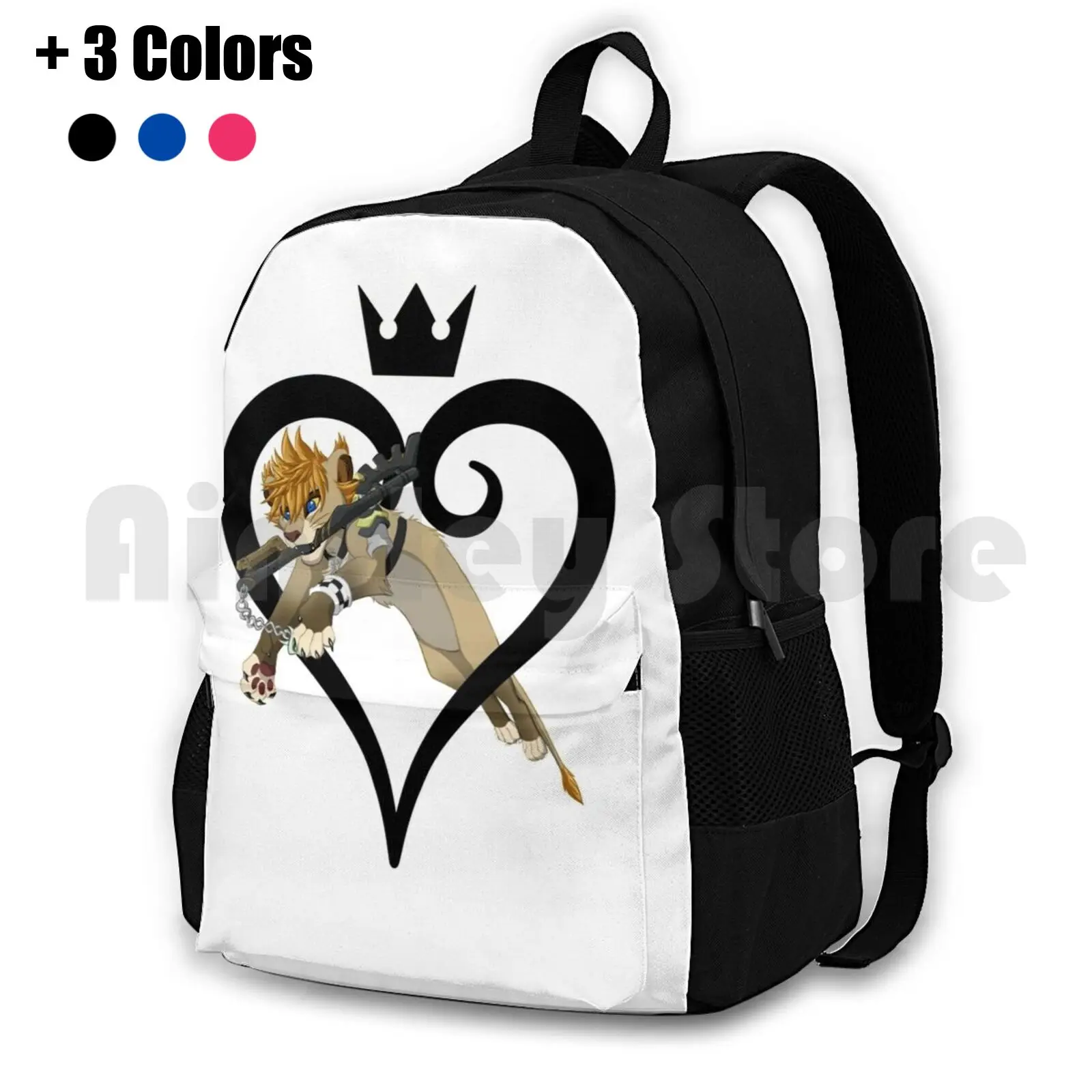 

Ventus : Kingdom Hearts Outdoor Hiking Backpack Waterproof Camping Travel Ventus Sora Riku Kairi Ansem Kingdom Hearts Play