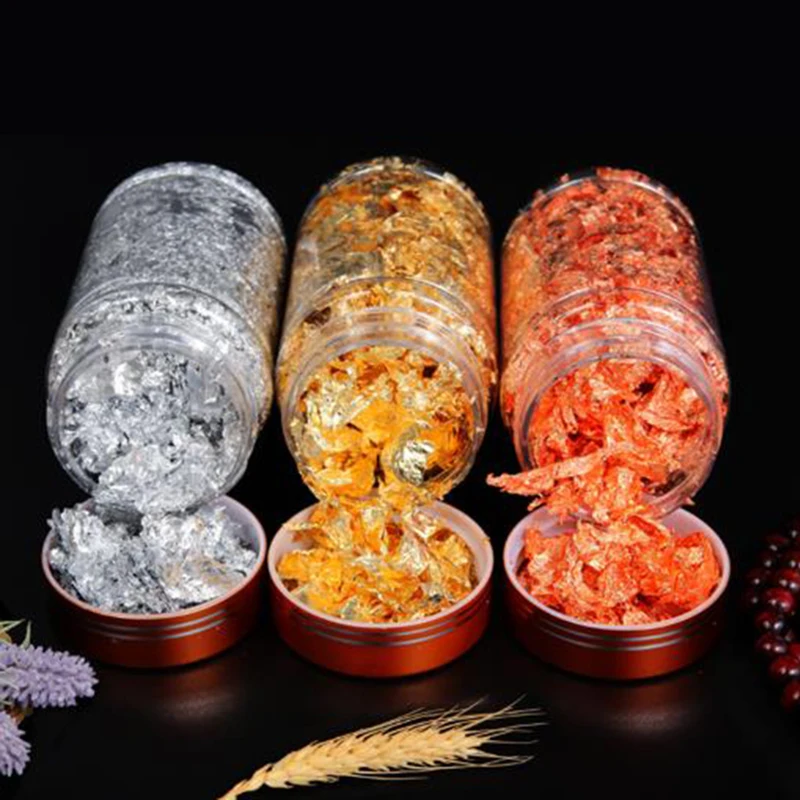 Gold Glitter Flakes Foil Fragments DIY Painting Arts Crafts Nail Tool Cake Decor For Home Decoration Art Crafts
Gold Glitter Flakes Foil Fragments DIY Painting Arts Crafts Nail Tool Cake Decor For Home Decoration Art Crafts