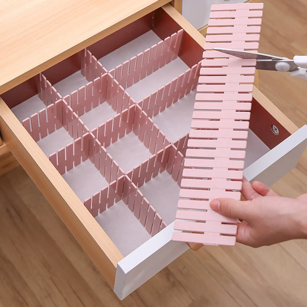 4pcs/lot Drawer Divider Adjustable Plastic Free Combination Partition Storage Shelves Organizer Underwear Socks Clapboard
4pcs/lot Drawer Divider Adjustable Plastic Free Combination Partition Storage Shelves Organizer Underwear Socks Clapboard