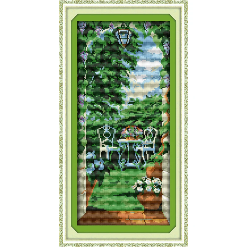 Everlasting Love Courtyard Scenery Chinese Cross Stitch Kits Ecological Cotton Stamped DIY 11 14CT New Year Decorations For Home
Everlasting Love Courtyard Scenery Chinese Cross Stitch Kits Ecological Cotton Stamped DIY 11 14CT New Year Decorations For Home