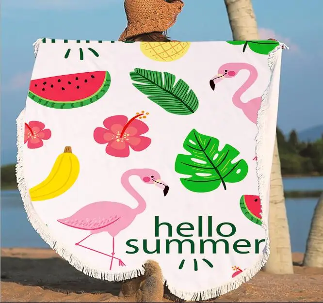 New Eurpe & American style beach towel round creative cartoon animal print sunscreen beach towel shawl bath towel FG1221
New Eurpe & American style beach towel round creative cartoon animal print sunscreen beach towel shawl bath towel FG1221