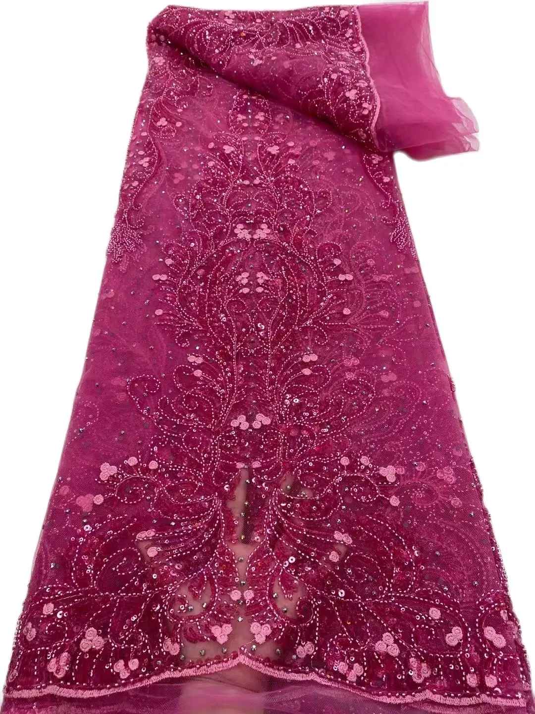 African Lace Fabric With Sequins Embroidery 2022 High Quality French Tulle Net Lace Material For Nigeria Wedding Party 5Yards
African Lace Fabric With Sequins Embroidery 2022 High Quality French Tulle Net Lace Material For Nigeria Wedding Party 5Yards