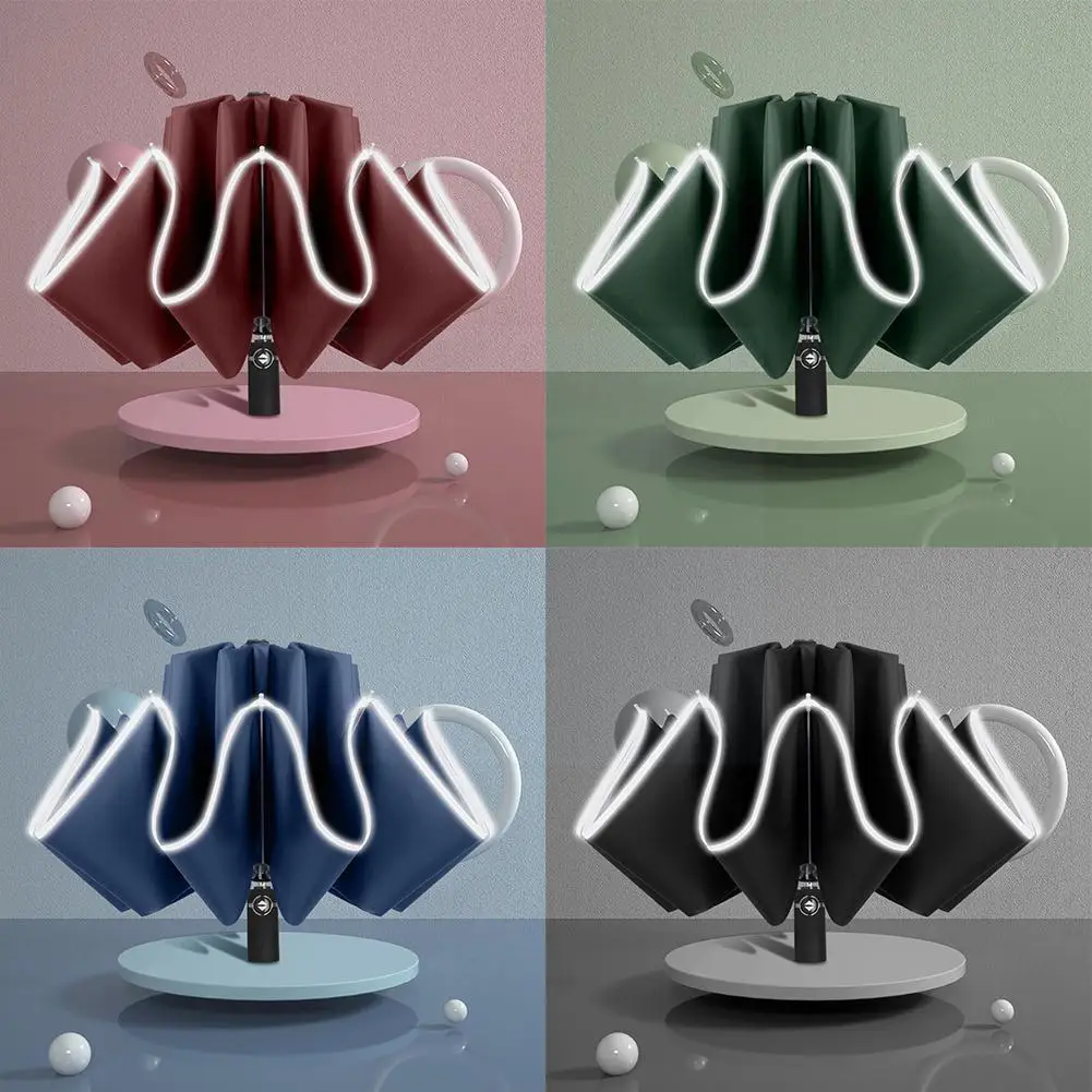 10k Automatic Umbrella Reverse Folding Business Umbrella Strips 3 Umbrella Reverse With Fold Reflective Umbrella Waterproof U9p3
10k Automatic Umbrella Reverse Folding Business Umbrella Strips 3 Umbrella Reverse With Fold Reflective Umbrella Waterproof U9p3