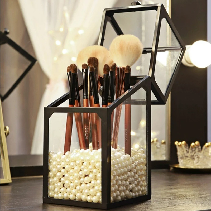 Pearl Cosmetic Brush Holder Acrylic Makeup Brush Holder Bucket Beauty Brush Container Pen Brush Container Desktop Container
Pearl Cosmetic Brush Holder Acrylic Makeup Brush Holder Bucket Beauty Brush Container Pen Brush Container Desktop Container