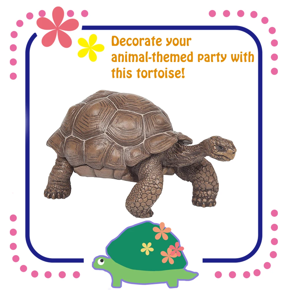 3inch Galapagos Tortoise Turtle Model Figure Simulation Animal Model Toys For Children Educational Collectable Gift Model Figure 
3inch Galapagos Tortoise Turtle Model Figure Simulation Animal Model Toys For Children Educational Collectable Gift Model Figure