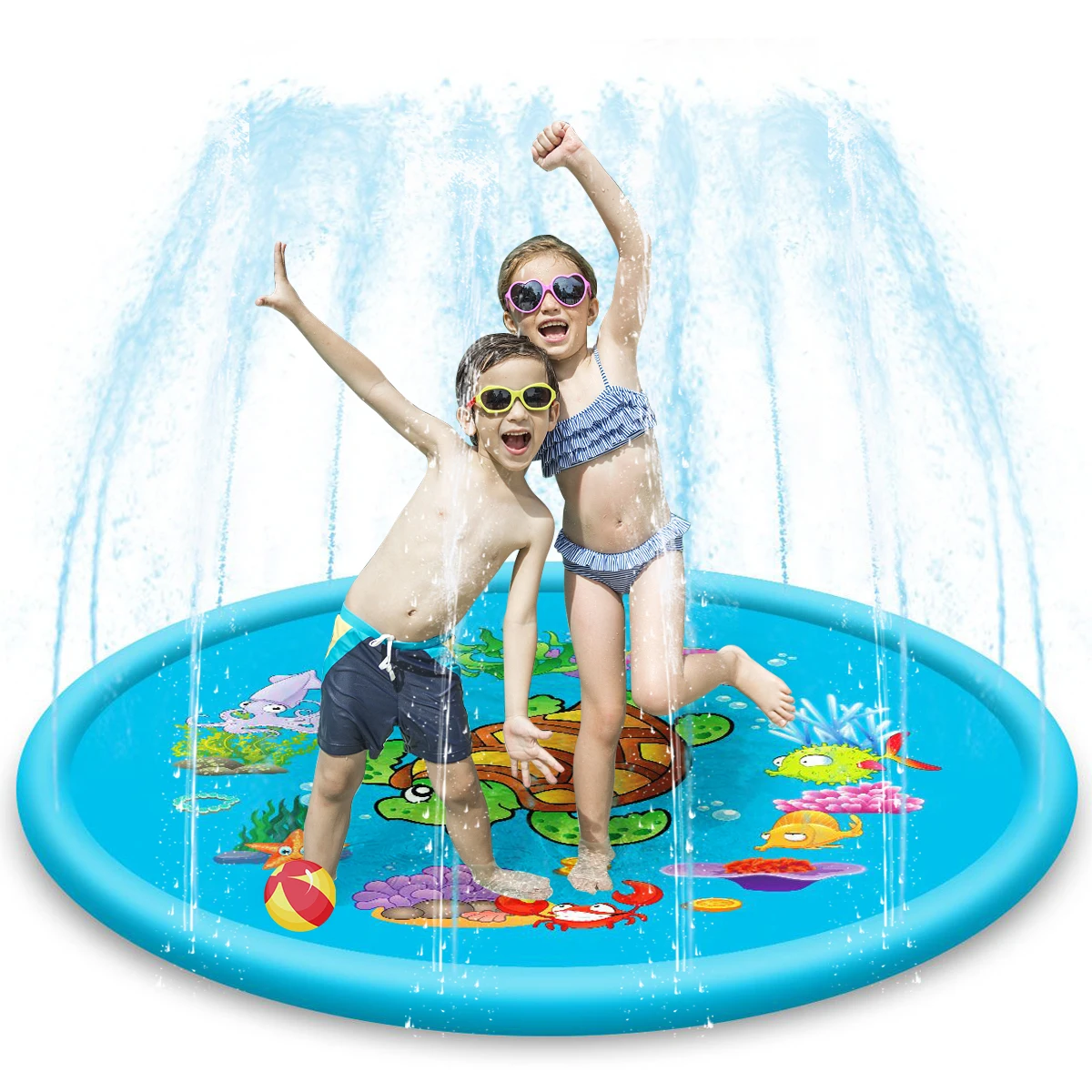 Outdoor Indoor Lawn Beach Sea Animal Inflatable Water Spray Kids Sprinkler Play Pad Mat Tub Swiming Pool Beach Mat Cushion Toys
Outdoor Indoor Lawn Beach Sea Animal Inflatable Water Spray Kids Sprinkler Play Pad Mat Tub Swiming Pool Beach Mat Cushion Toys