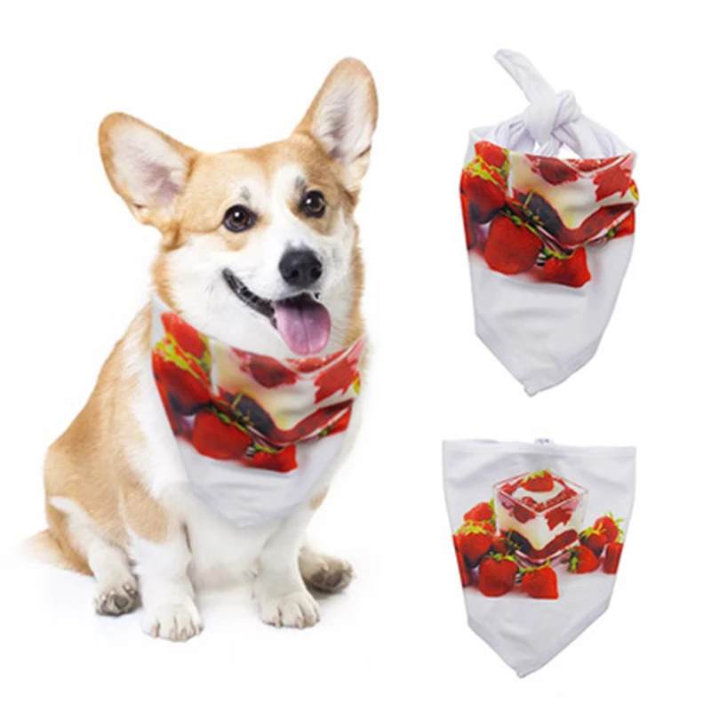 Sublimation Blank Bandana Pets Saliva Towel Cute Dog Apparel Heat Printing Transfer Triangle Consumables Pet Scarf DIY Gifts
Sublimation Blank Bandana Pets Saliva Towel Cute Dog Apparel Heat Printing Transfer Triangle Consumables Pet Scarf DIY Gifts