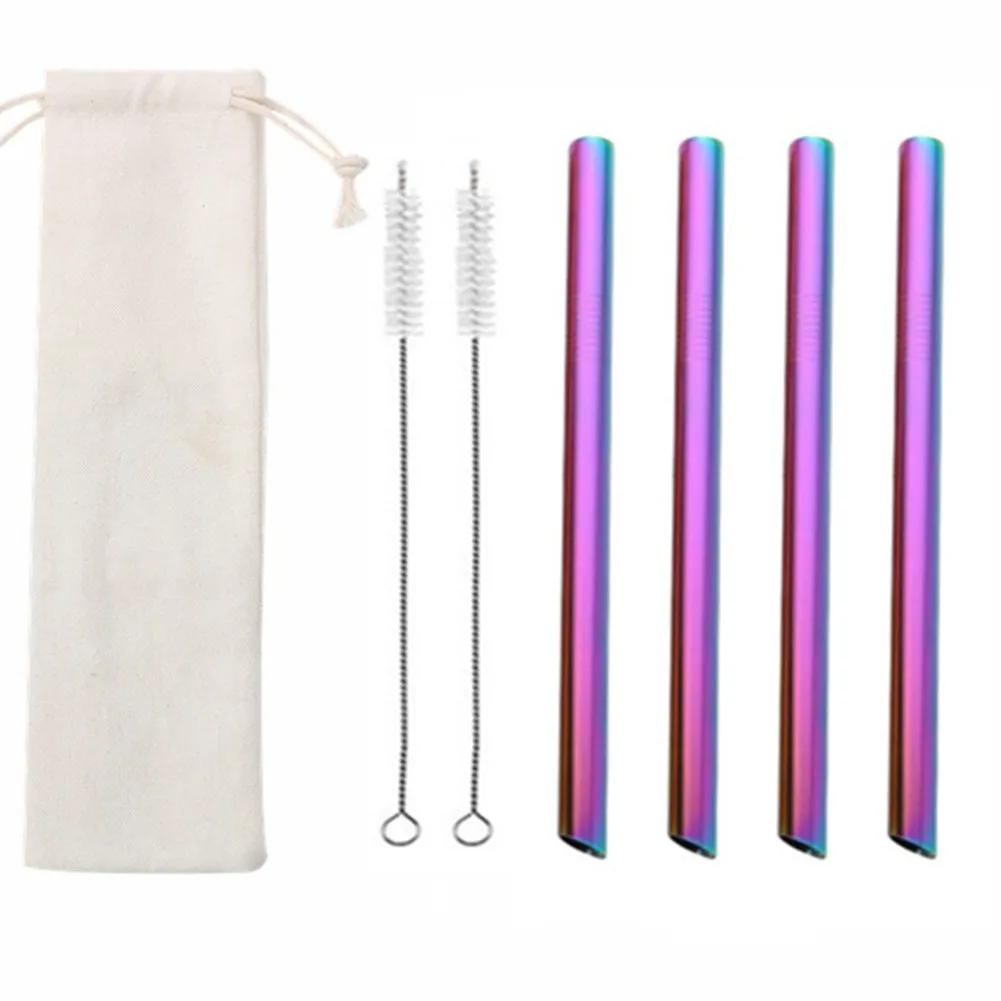 7Pcs 12mm Sharp Reusable Boba Bubble Tea Straws Food Grade Top Quality Stainless Steel Slashed 12mm Wide Kit Straw Cleaners
7Pcs 12mm Sharp Reusable Boba Bubble Tea Straws Food Grade Top Quality Stainless Steel Slashed 12mm Wide Kit Straw Cleaners