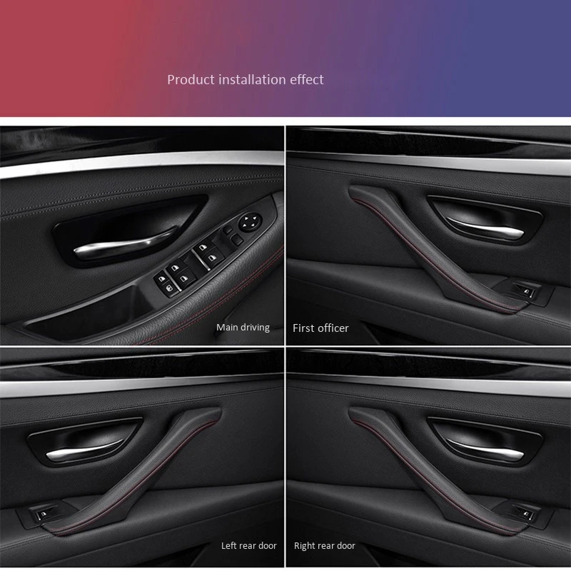 Genuine Leather LHD For-BMW 5Series Beige Car Interior Door Handle Inner Panel Pull Trim Cover Arm 
Genuine Leather LHD For-BMW 5Series Beige Car Interior Door Handle Inner Panel Pull Trim Cover Arm