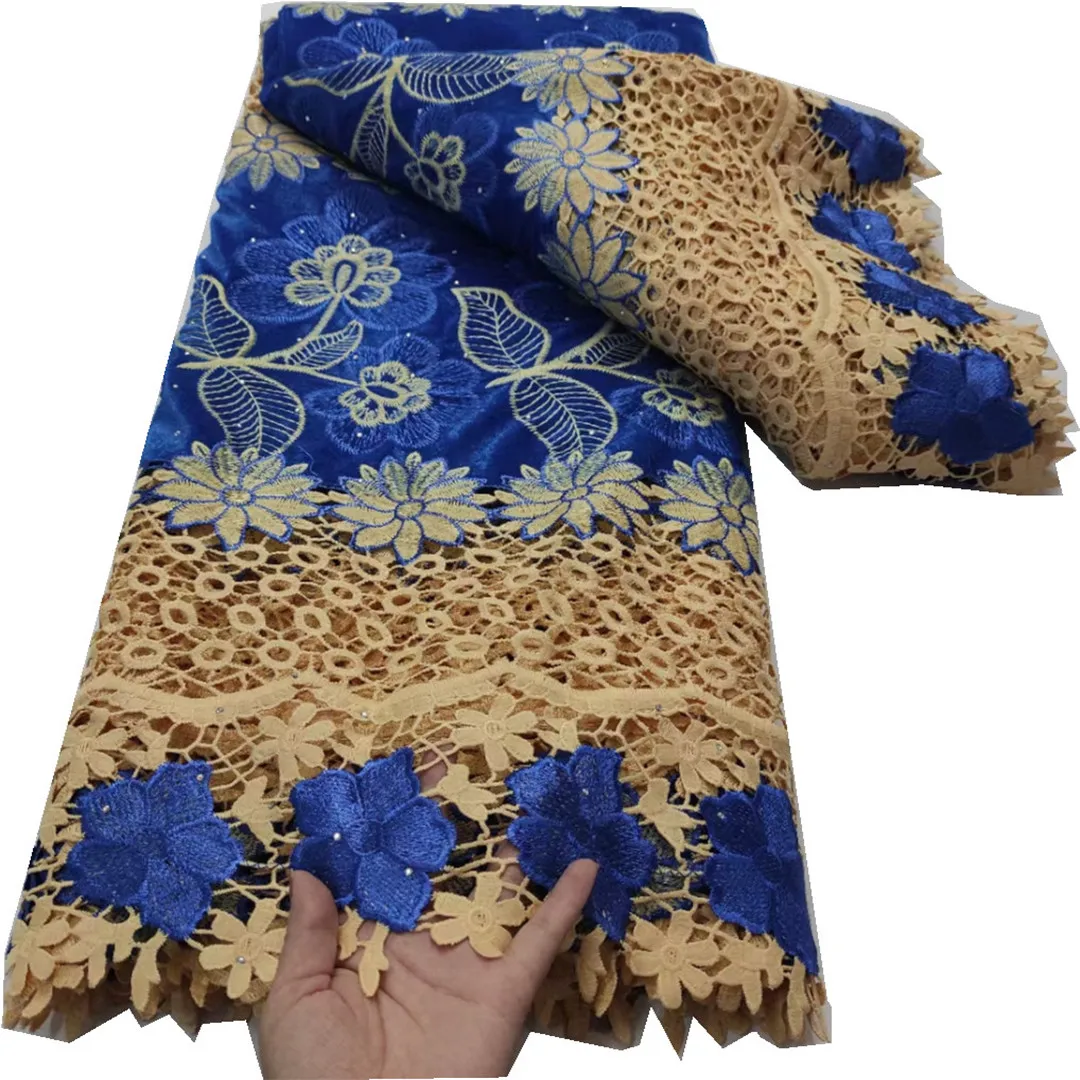 Nigeria Cord Lace Fabric High Quality African Swiss Voile Lace Embroidery French Guipure Net Lace Fabric For Sewing Clothes
Nigeria Cord Lace Fabric High Quality African Swiss Voile Lace Embroidery French Guipure Net Lace Fabric For Sewing Clothes