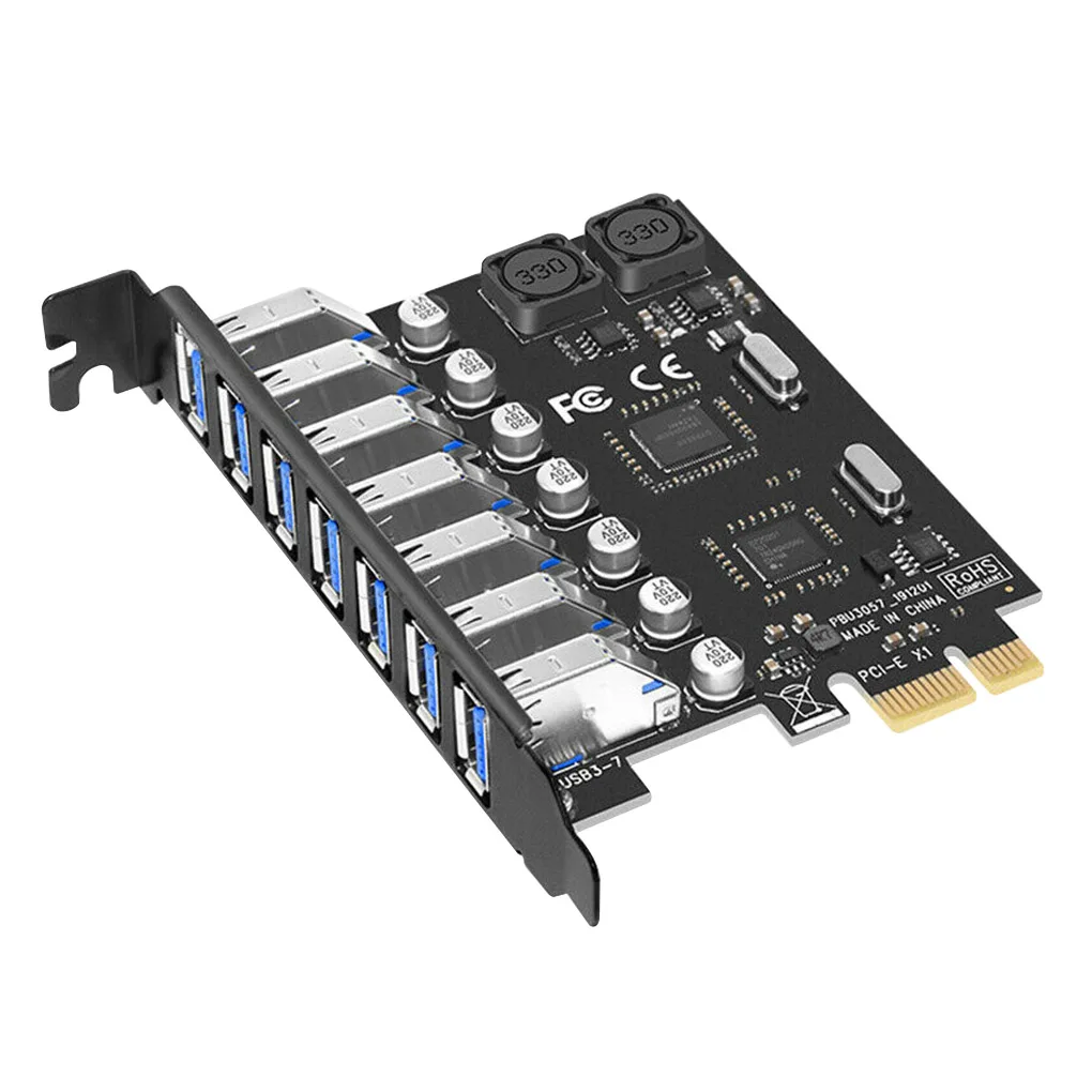 Hot Sale USB 3.0 PCI-E Expansion Card Adapter 7 Ports USB 3.0 Hub Adapter External Controller PCI-E Extender PCI Express Card
Hot Sale USB 3.0 PCI-E Expansion Card Adapter 7 Ports USB 3.0 Hub Adapter External Controller PCI-E Extender PCI Express Card